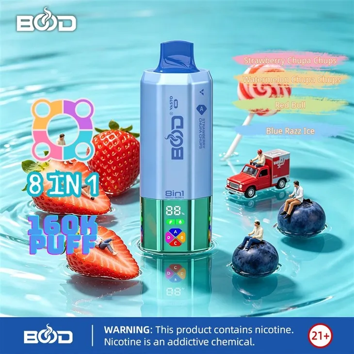 Bood Vasto 8in1 160K Puffs Vapsolo Multiple Flavors Disposable Vape high quality