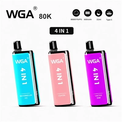 WGA 4IN1 80K Puffs 5in1 ES populiarūs vienkartiniai garintuvai
